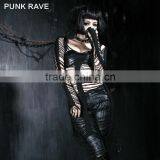 M-018 Fashion and Cute Sunk Broken Sweater With Skeleton Pattern thumbnail-1