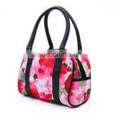 High Quality Flower Printing Neoprene Tote Bag for Woman thumbnail-1