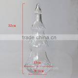 Christmas Tree Glass Candy Jar,Storage Jar,For Candy,Nut,Corn,Cake,Home Decoration thumbnail-4