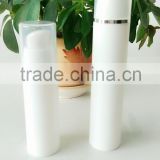 15ML/30ML/50ML white colored silvery plastic airless pump bottle MM201A