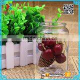 310g Clear Round Bottom Glass Storage Jar for Candy thumbnail-1