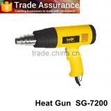 Two temperature 2000W hot air gun for heating shrinkable tube