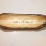 2016 New Natural Wood Root Fruit Plate With Tree Bark thumbnail-3