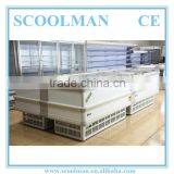 Frozen Self-service Curved Glass Display Freezer