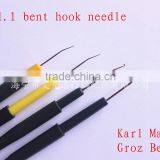Warp Knitting Spare Parts-hook Needle 0.8/1.1 Bent Needle Crochet Hook