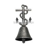 Rustic Silver Cast Iron Wall Mounted Anchor Bell / Designer Ship Bell NBB 0013