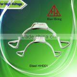 HAOHONG Factory Pressed Steel Shackle Strap / Overhead Line Accessories / HDG / Insulator Bracket / Electric Pole Line