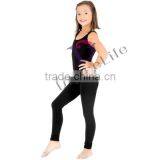C2614 Kids Tank Ballet Dance Unitard Wholesale Ankle Length Dance Unitard for Sale Gymnastic Unitard thumbnail-2