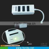 Combo Driver &TF Card Reader From Chinese Usb Hub Manufacturer