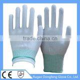 White Seamless Knit Polyester Hand Gloves thumbnail-4