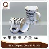 12oz Coffee Ceramic Travel Mugs With Silicone Lid and Sleeve for Heat Protection thumbnail-2