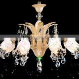 Flower Shape Glass Pendant Lamp , Glass Led Crystal Pendant Lighting thumbnail-2