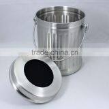 1.0 Gallon Stainless Steel Kitchen Compost Pail With Charcoal Filter thumbnail-6