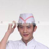 Viscose Hat for Food Processing With Red Strip thumbnail-1