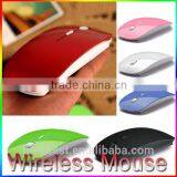 Candy Color Ultra Thin USB Optical Wireless Mouse 2.4G Receiver Super Slim Mouse Cordless Computer PC Laptop Desktop thumbnail-1