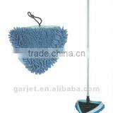 Triangle Shape Mop Pad Telescopic Handle Plastic Microfiber Chenille Dust Swivel Flat Mop