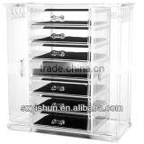 Custom Manufacturing Cosmetics Display Cases Acrylic Display Drawer 7 Tier thumbnail-1