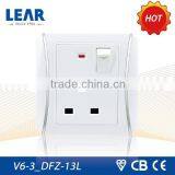 Newest Design V6-3 Series British Style Socket