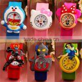 Cute Cheap Children Animal Cartoon Silicone Electronic Clap Students Watch Slap Watch thumbnail-4