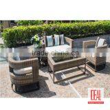 Manufacturer Wholesale Iron n Aluminum Frame Garden Sectional Sofa/Lounge Furniture/ Cheap Outdoor Wicker Rattan Furniture Set thumbnail-6