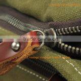 Stylish Midium Canvas Leather Field Shoulder Bag Military Explorer Messenger Field Bag thumbnail-6