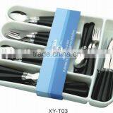 Hot-sell 56pcs Cutlery With Pvc Tray,cutlery Set,stainless Steel Cutlery
