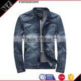 Whlesale Hot Sale Men Jean Jacket Heavy 100%cotton Wash With High Quality Autumn Winter Jacket Brand Jean Jacket thumbnail-1