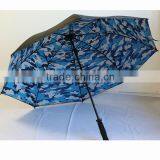 2014 First Class Blue Sky and White Cloud Golf Umbrella With Logo Print thumbnail-1
