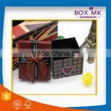 Special Design Top Grade Handmade Red Ribbon Watch Box Packaging thumbnail-2