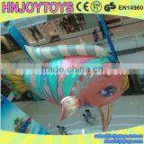 Ocean Theme Party Inflatable Fish Balloon , Clity Mall Advertising Led Inflatable Balloon
