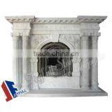 Handcarved Marble Fireplace Mantels for Sale thumbnail-3