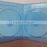 Elegant 11mm Transparent Double DVD Blu-ray Case