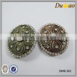 Oval metal button/alloy button for shirt/jean/coat button