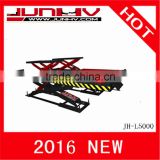 JUNHV JH-L5000 used car scissor lift for sale/used in lifts/scissor car lift flush