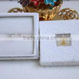 Unique Engagement Ring Boxes With Beaded Name Plate of I