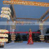 Indoor Door Decorated Flower Arch for Wedding Arch Garden Arch Artificial Cherry Blossom Tree thumbnail-2
