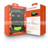 Universal Promotional Portable Armour Dual USB Car Charger With Plug Adaptor thumbnail-4