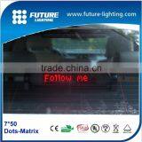 Programmble 7*50dots 12v Car Led Running Message Display thumbnail-2