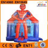 Kids Jumping Castle ,spider-man Bouncy Slide Castle, Inflatable Jump Slide Combo