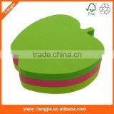 Apple Shaped Neon Paper Sticky Note Block thumbnail-5