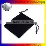 Black Velvet Pen Pouch Velvet Jewelry Pouch thumbnail-2