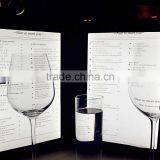 Hot Sale Illuminated Led Lighting Menu Standing Table Menu