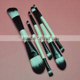 Professional Foundation Synthetic Hair Double Sided 5Pcs Cosmetic Makeup Brush Kit With Black Carry Bag thumbnail-5
