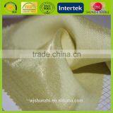 New Soft Lightyellow Twill Shiny Fabric for Clothes Material Makeup of 13% Nylon 87% Rayon Blending thumbnail-1