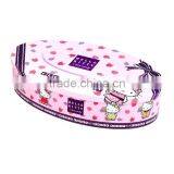Delicate Popular Oval Shape Cookie Tin Can,candy Tin Can