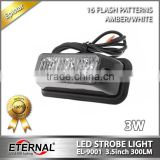 3.5"LED strobe light flash emergency warning safety amber white led light for car automotive truck trailer offroad 4x4 vehicles