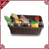 Good Quality Factory Direct Cheap Price Woven Rattan Food and Fruit Basket Stand thumbnail-2