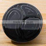 Yoyo Check Now Plastic Food Container Black 3 Compartment thumbnail-4