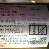 12V 3000lbs Electric Winch 500kg Crane Pick-up Truck Lift Crane thumbnail-4