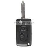 2 Button Remote Flip Key FOB Case Blade For Peugeot 206 Replacement Portable Car thumbnail-1